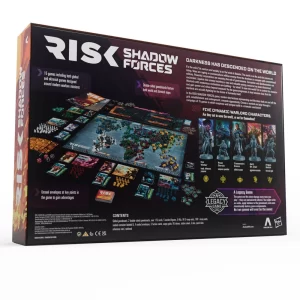 Risk Shadow Forces lautapeli takakansi