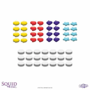 Squid Inc. Board Game – EN Squid Inc lautapeli nappulat