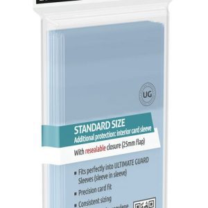 Ultimate Guard Precise-Fit Sleeves Resealable Standard Size Transparent (100) Korttisuojat